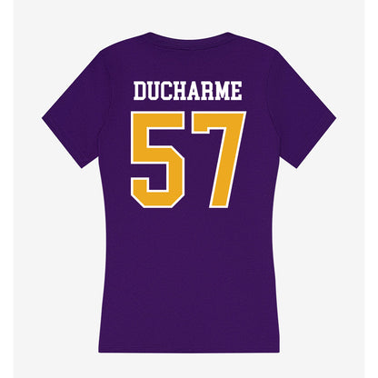 Northern Iowa - NCAA Football : Aidan Ducharme - Women's V-Neck T-Shirt-1