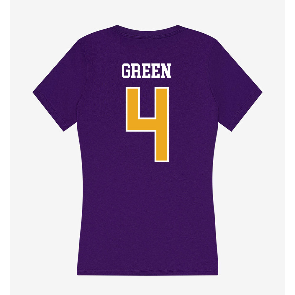 Northern Iowa - NCAA Women's Basketball : Emerson Green - Women's V-Neck T-Shirt-1