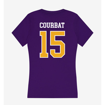Northern Iowa - NCAA Men's Basketball : Cade Courbat - Women's V-Neck T-Shirt-1