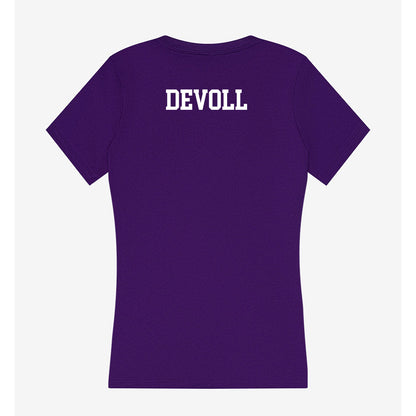 Northern Iowa - NCAA Women's Swimming & Diving : Natalie DeVoll - Women's V-Neck T-Shirt-1