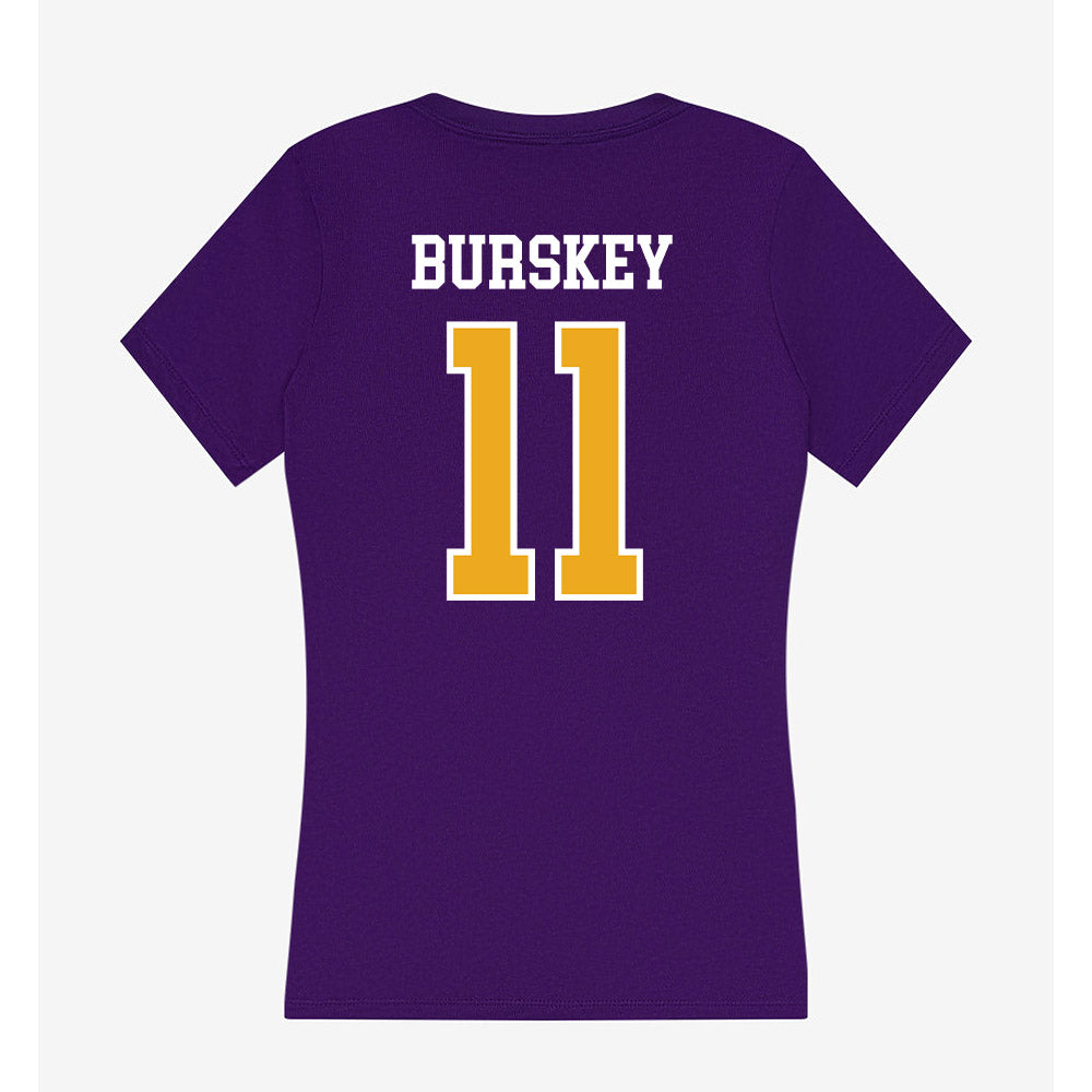Northern Iowa - NCAA Women's Soccer : Sydney Burskey - Women's V-Neck T-Shirt-1