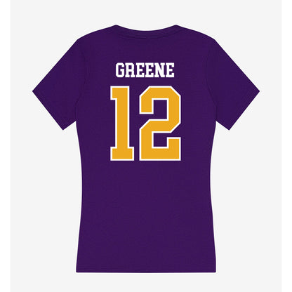 Northern Iowa - NCAA Women's Basketball : Anna Greene - Women's V-Neck T-Shirt-1