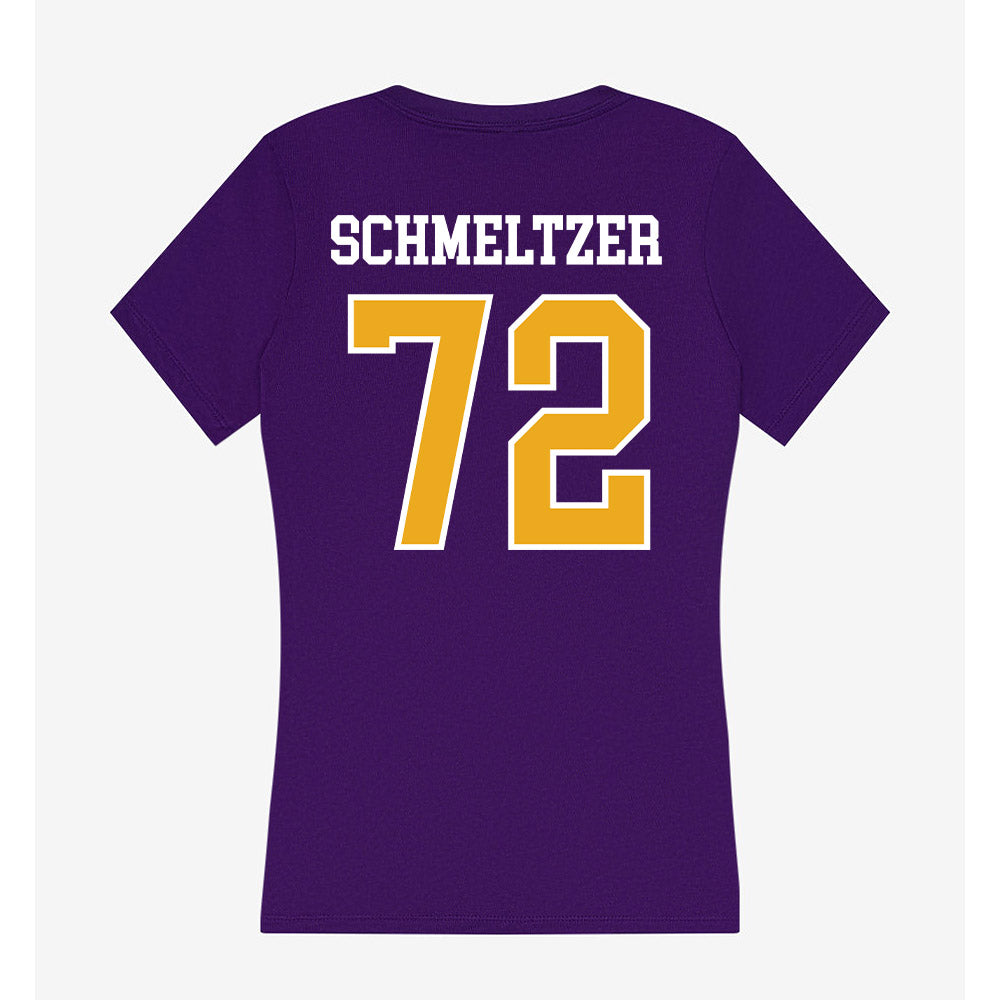 Northern Iowa - NCAA Football : Max Schmeltzer - Women's V-Neck T-Shirt-1