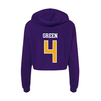 Northern Iowa - NCAA Women's Basketball : Emerson Green - Women's Crop Fleece Hoodie-1