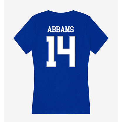 UNC Asheville - NCAA Baseball : Kohl Abrams - Women's V-Neck T-Shirt-1