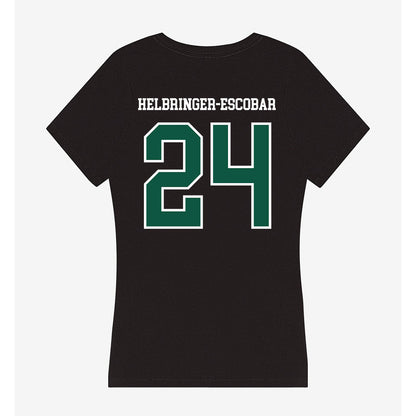 UW Green Bay - NCAA Women's Soccer : Aixa Helbringer-Escobar - Women's V-Neck T-Shirt-1