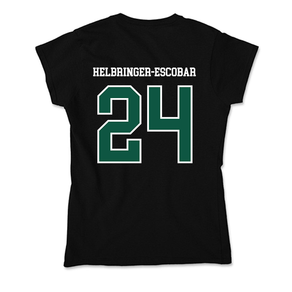 UW Green Bay - NCAA Women's Soccer : Aixa Helbringer-Escobar - Soft Style Women’s T-Shirt-1