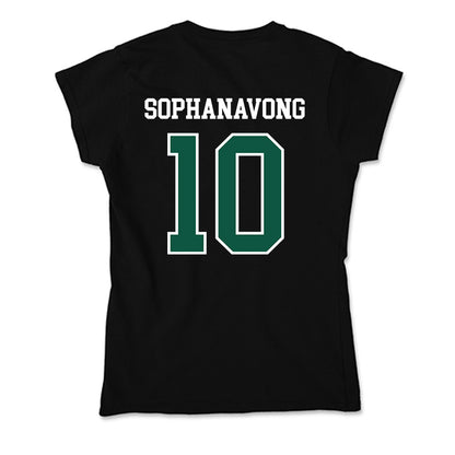UW Green Bay - NCAA Men's Soccer : Myles Sophanavong - Soft Style Women’s T-Shirt-1