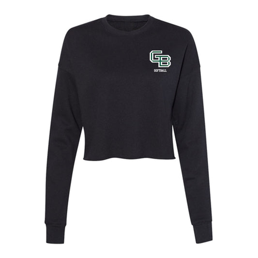 UW Green Bay - NCAA Softball : Sidney LaMotte - Women's Cropped Crew Fleece-0
