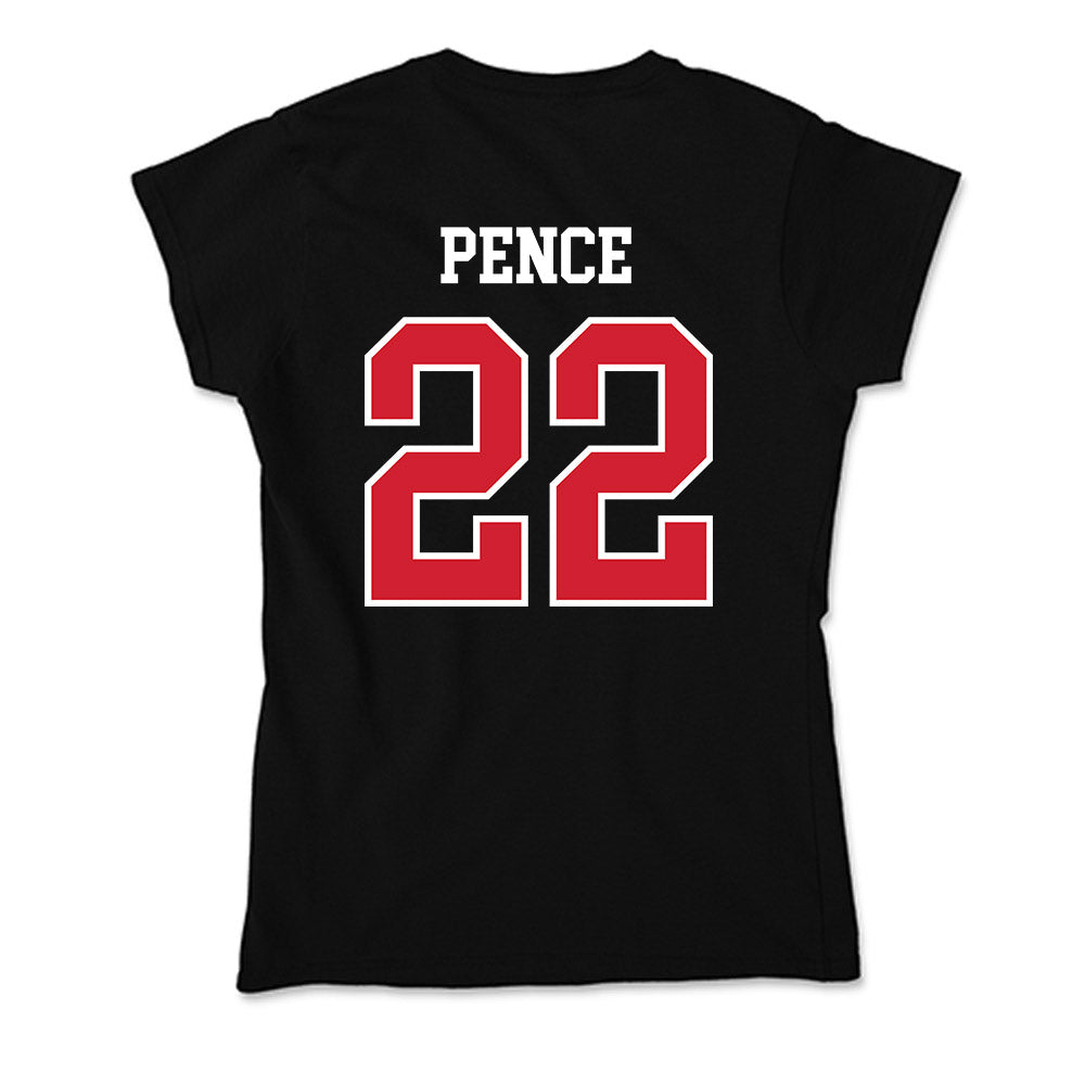 Illinois State - NCAA Men's Basketball : Ty Pence - Soft Style Women’s T-Shirt-1