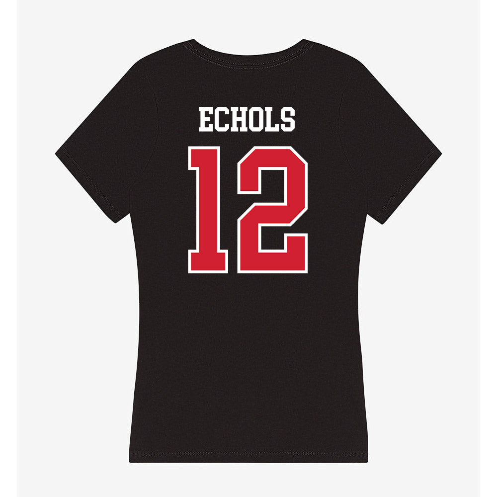 Illinois State - NCAA Football : Jashawn Echols - Women's V-Neck T-Shirt-1