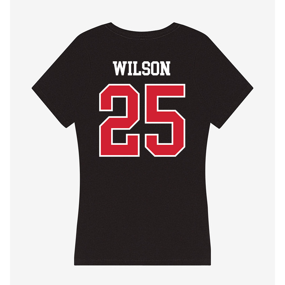 Illinois State - NCAA Football : Cam Wilson - Women's V-Neck T-Shirt-1