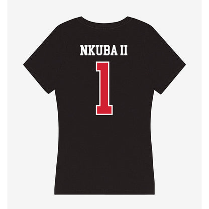 Illinois State - NCAA Football : Shadwel Nkuba II - Women's V-Neck T-Shirt-1