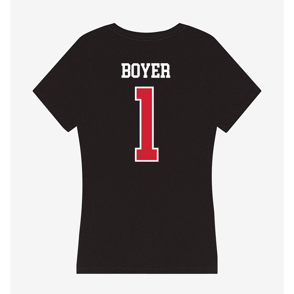 Illinois State - NCAA Softball : Ava Boyer - Women's V-Neck T-Shirt-1