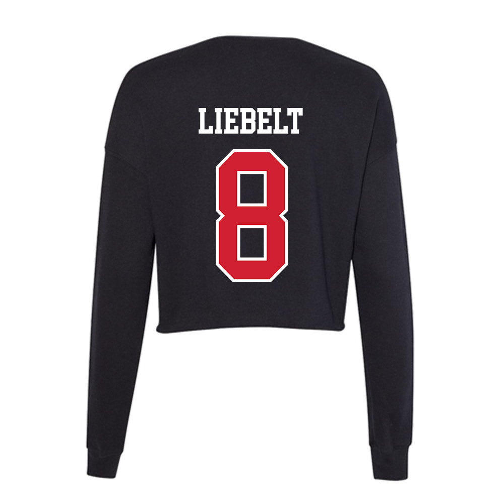 Illinois State - NCAA Softball : Taylor Liebelt - Women's Cropped Crew Fleece-1