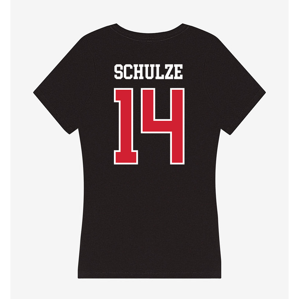 Illinois State - NCAA Women's Volleyball : Devynn Schulze - Women's V-Neck T-Shirt-1