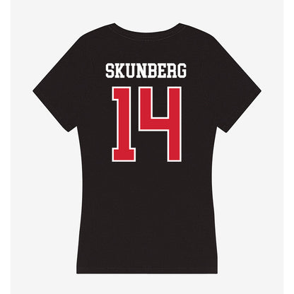 Illinois State - NCAA Men's Basketball : Boden Skunberg - Women's V-Neck T-Shirt-1