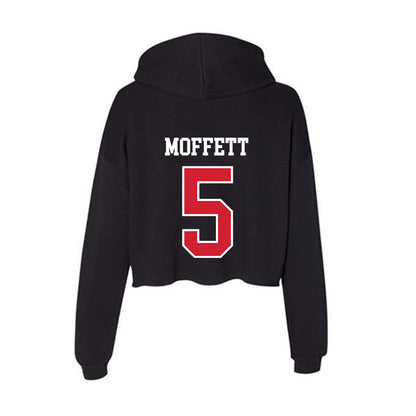 Illinois State - NCAA Softball : Marissa Moffett - Women's Crop Fleece Hoodie-1