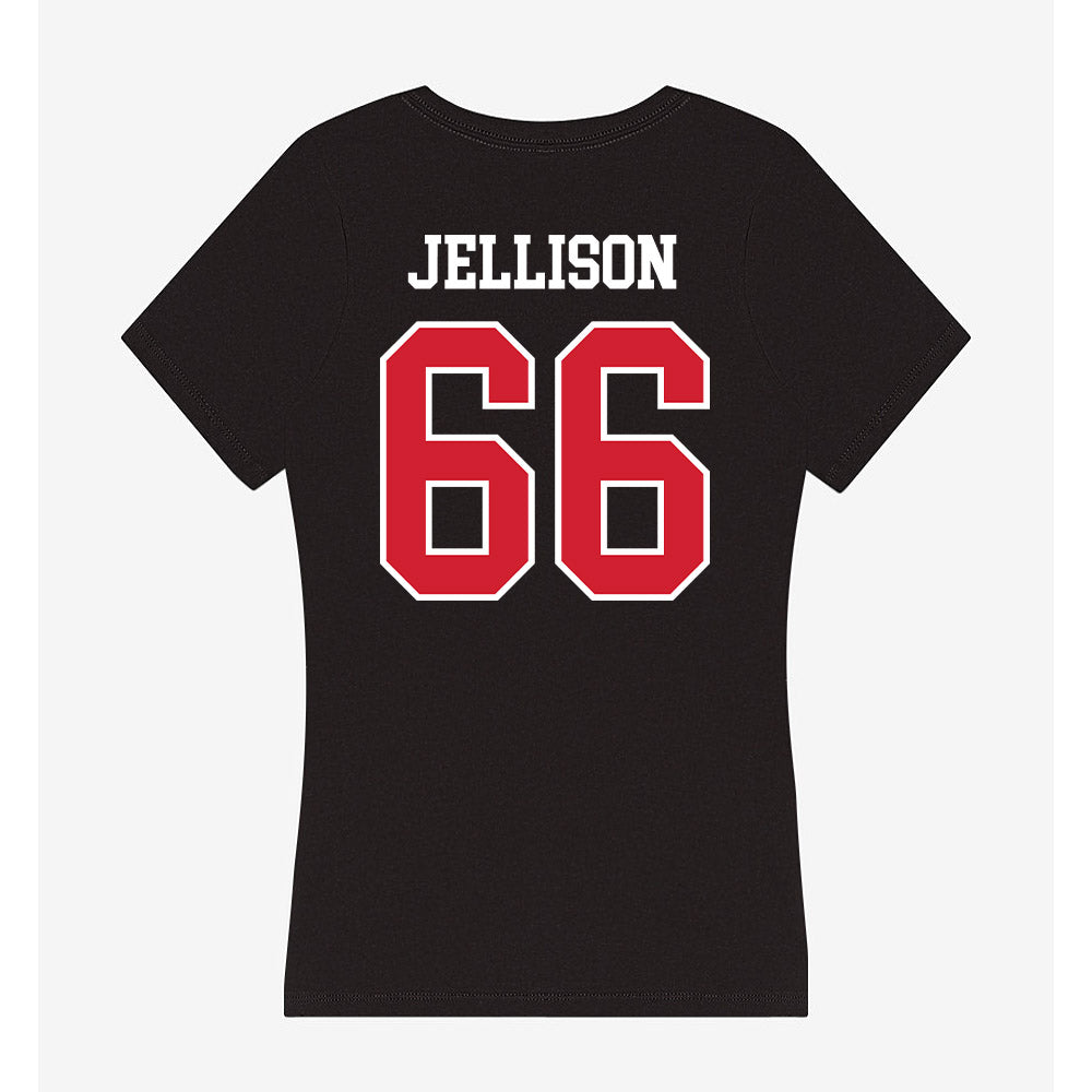 Illinois State - NCAA Football : Brayden Jellison - Women's V-Neck T-Shirt-1