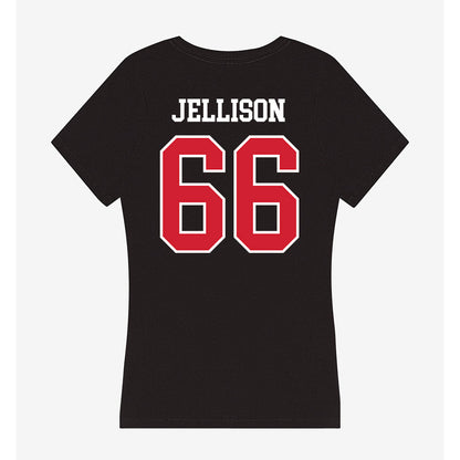 Illinois State - NCAA Football : Brayden Jellison - Women's V-Neck T-Shirt-1