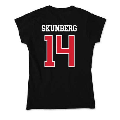 Illinois State - NCAA Men's Basketball : Boden Skunberg - Soft Style Women’s T-Shirt-1