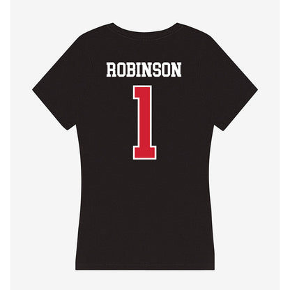 Illinois State - NCAA Baseball : Shai Robinson - Women's V-Neck T-Shirt-1