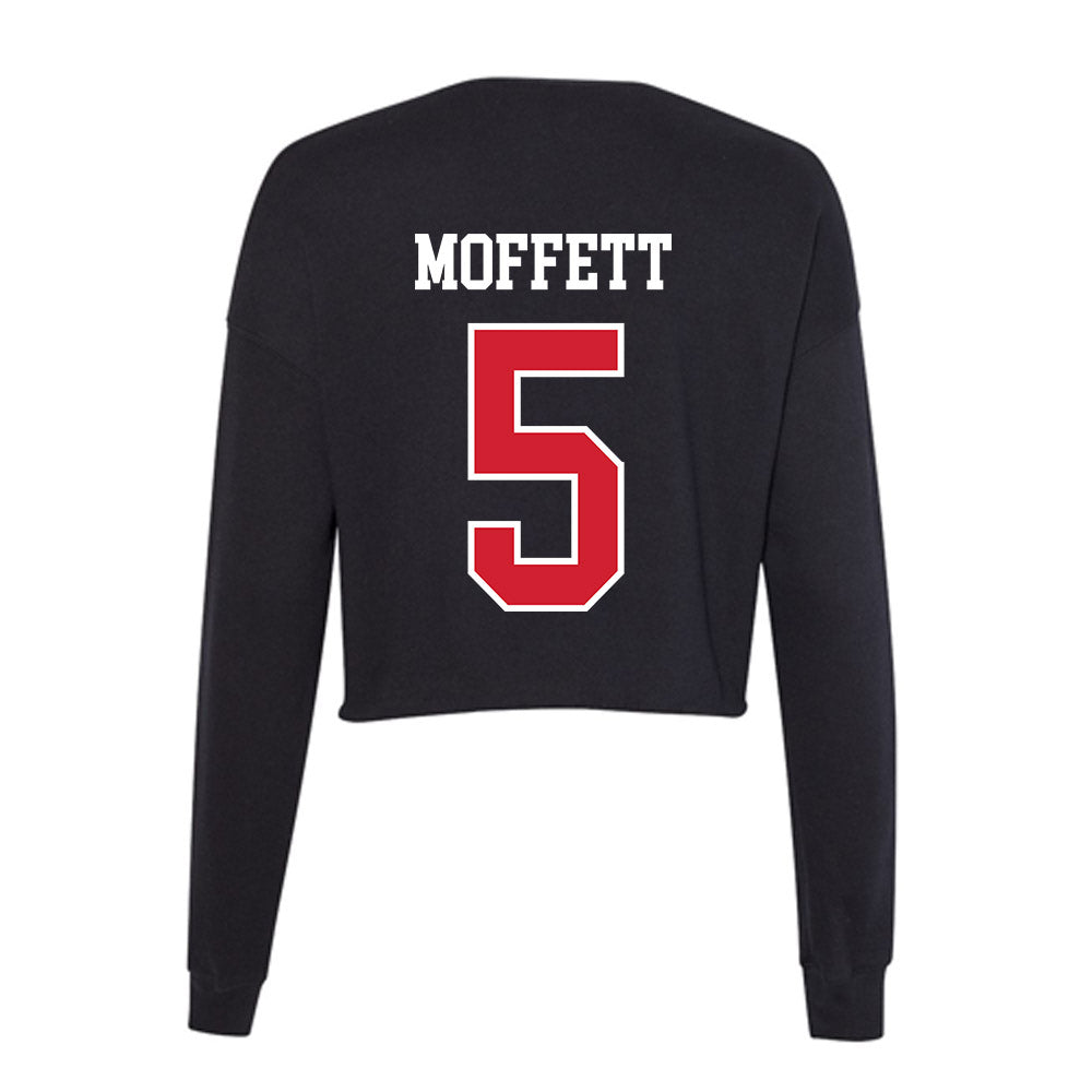 Illinois State - NCAA Softball : Marissa Moffett - Women's Cropped Crew Fleece-1