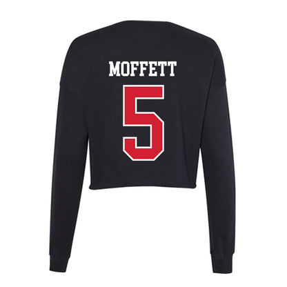Illinois State - NCAA Softball : Marissa Moffett - Women's Cropped Crew Fleece-1