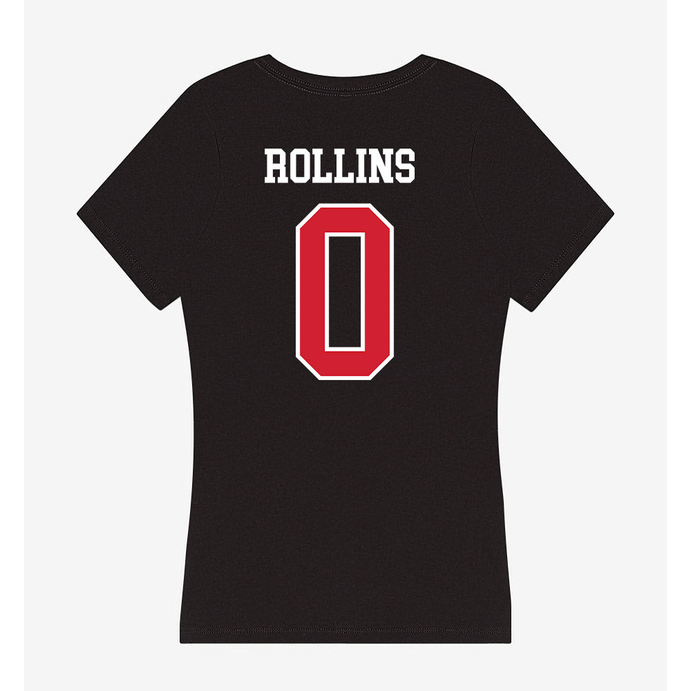 Illinois State - NCAA Men's Track & Field : Jacob Rollins - Women's V-Neck T-Shirt-1