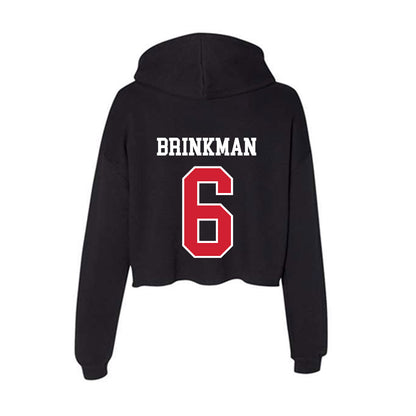 Illinois State - NCAA Softball : Lexi Brinkman - Women's Crop Fleece Hoodie-1