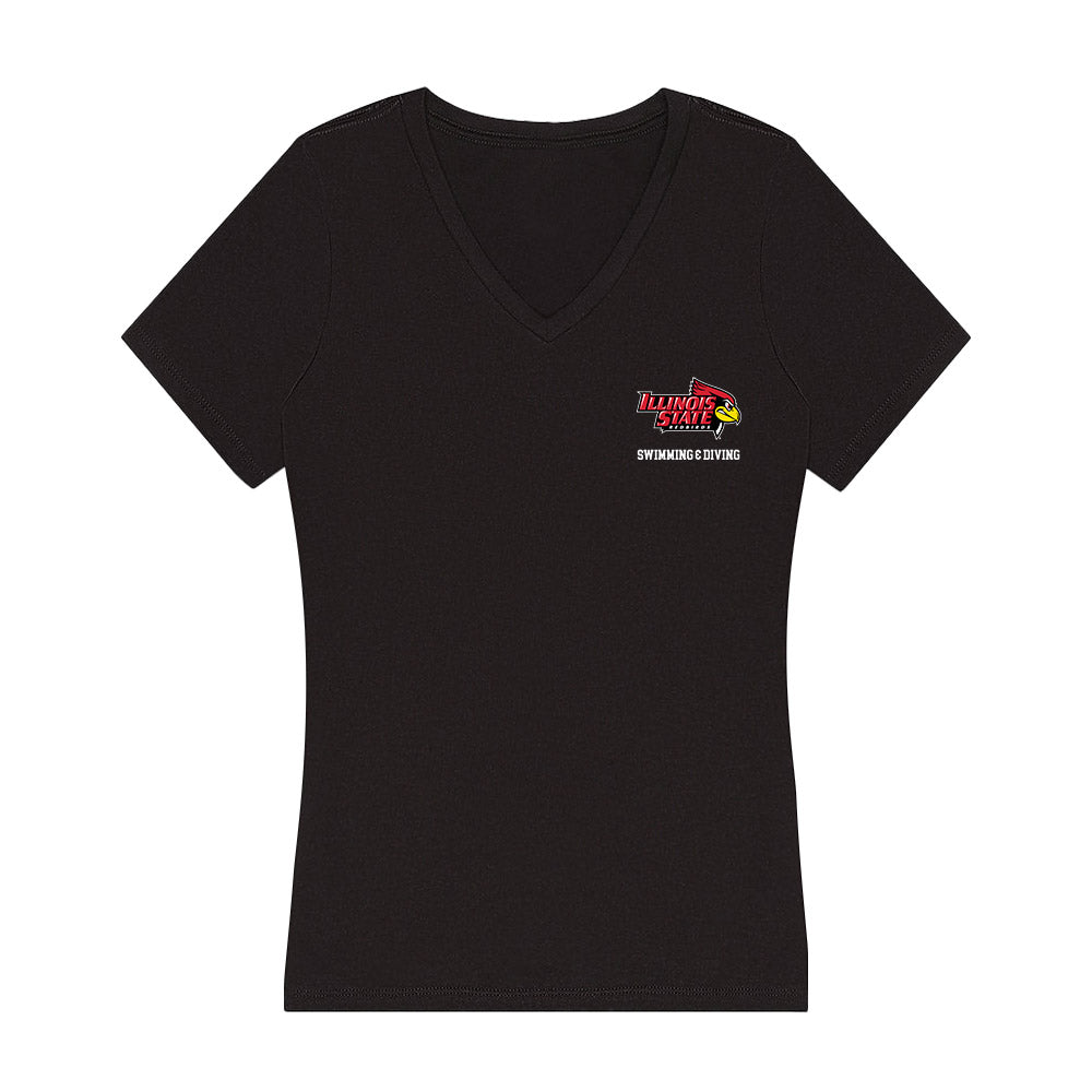 Illinois State - NCAA Women's Swimming & Diving : Bayley Fowler - Women's V-Neck T-Shirt-0