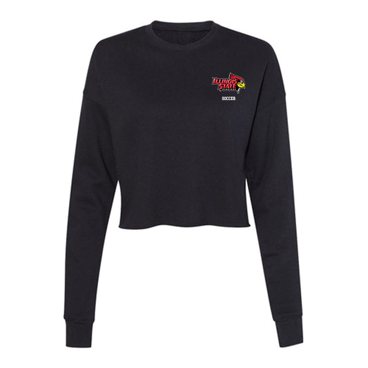 Illinois State - NCAA Women's Soccer : Kate Nonn - Women's Cropped Crew Fleece-0