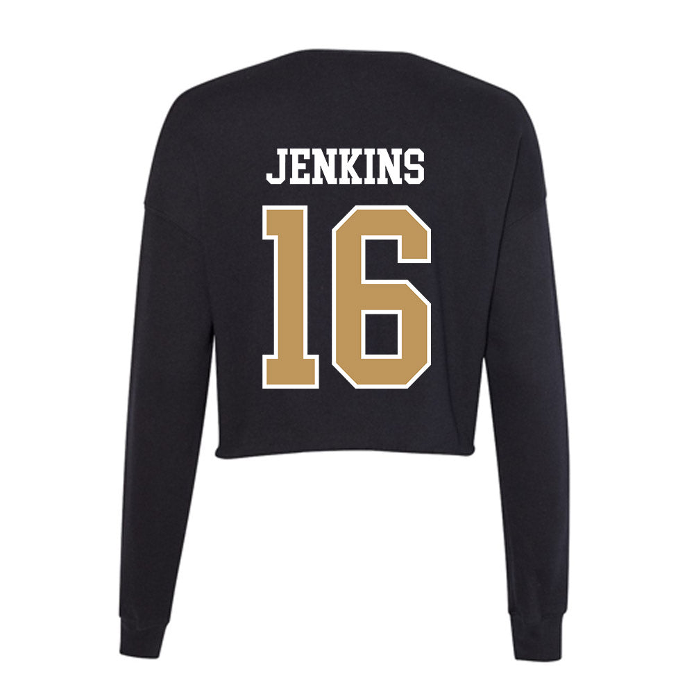 Oakland - NCAA Women's Soccer : Corinne Jenkins - Women's Cropped Crew Fleece-1