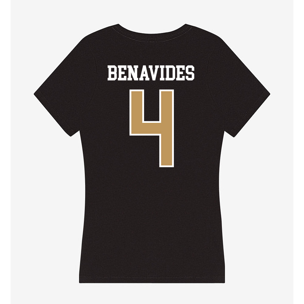 Oakland - NCAA Women's Soccer : Sophia Benavides - Women's V-Neck T-Shirt-1