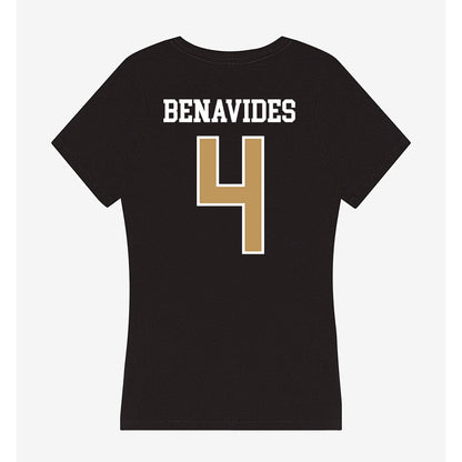 Oakland - NCAA Women's Soccer : Sophia Benavides - Women's V-Neck T-Shirt-1