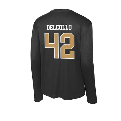 Oakland - NCAA Baseball : Drew Delcollo - Activewear Long Sleeve T-Shirt-1