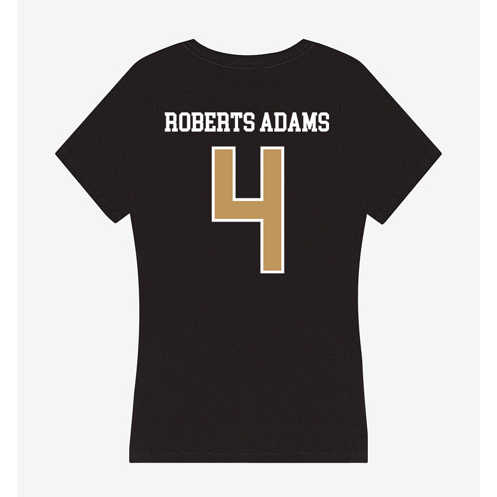 Oakland - NCAA Women's Basketball : Sereniti Roberts Adams - Women's V-Neck T-Shirt-1