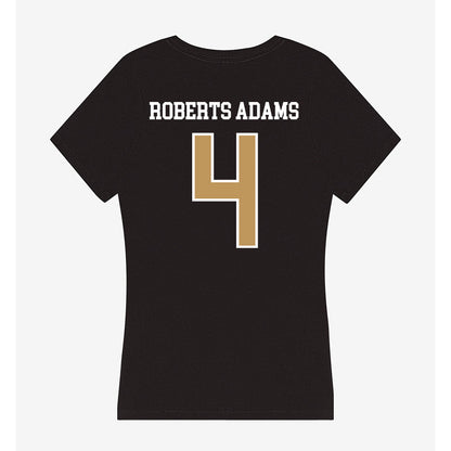 Oakland - NCAA Women's Basketball : Sereniti Roberts Adams - Women's V-Neck T-Shirt-1