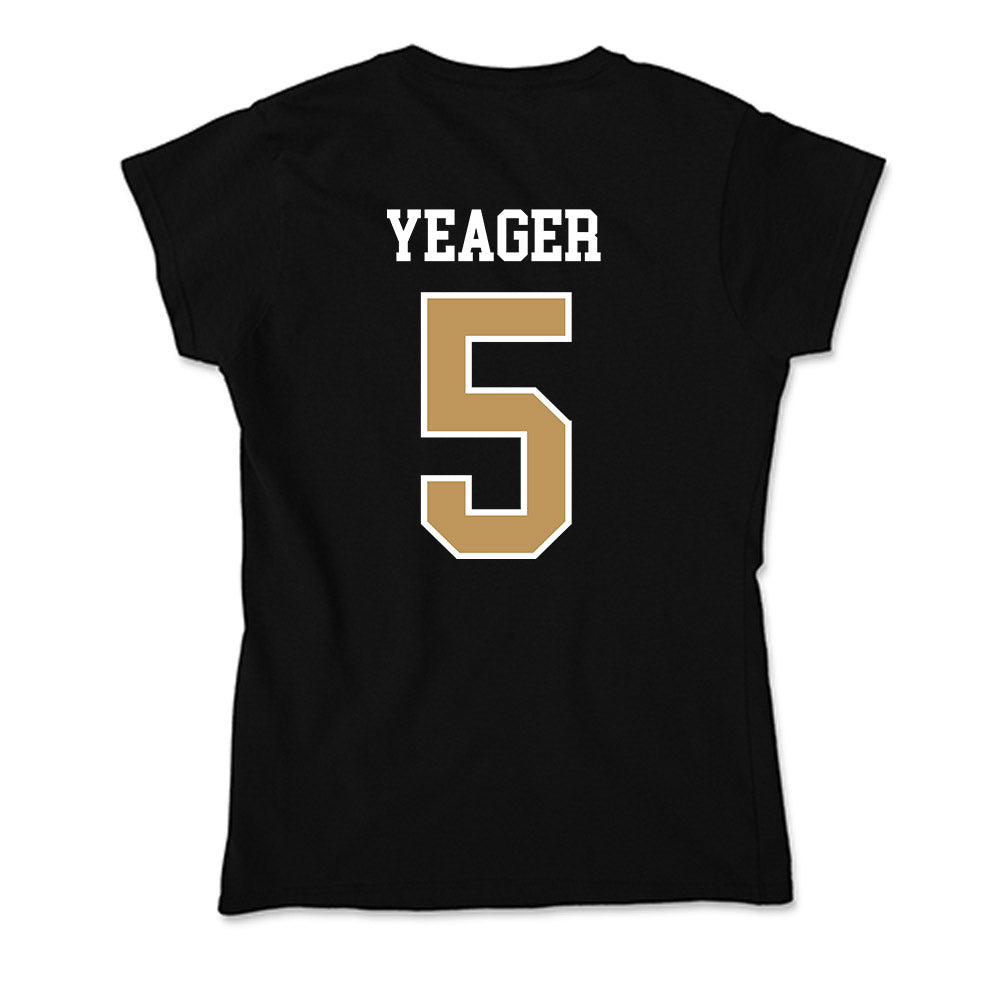Oakland - NCAA Men's Basketball : MJ Yeager - Soft Style Women’s T-Shirt-1