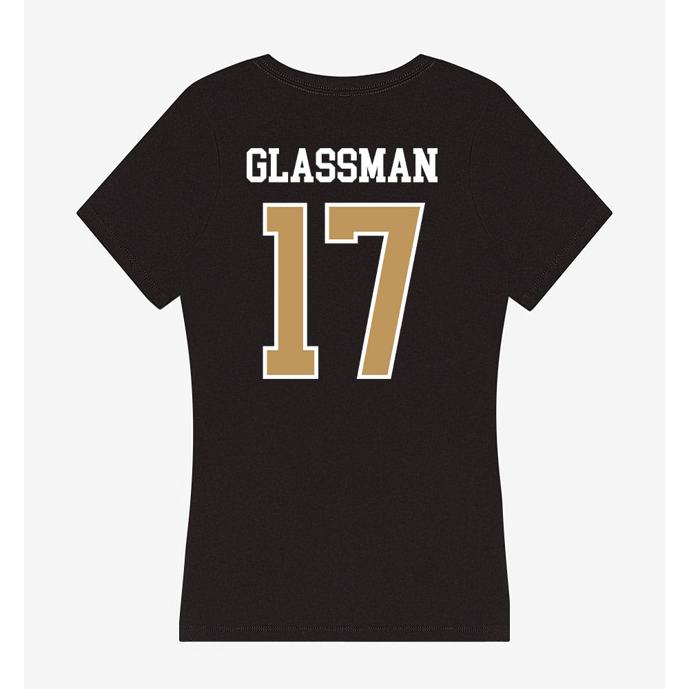 Oakland - NCAA Baseball : Ethan Glassman - Women's V-Neck T-Shirt-1