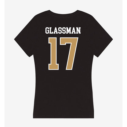 Oakland - NCAA Baseball : Ethan Glassman - Women's V-Neck T-Shirt-1