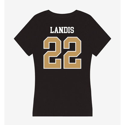 Oakland - NCAA Baseball : Andrew Landis - Women's V-Neck T-Shirt-1