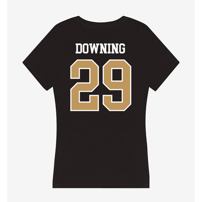 Oakland - NCAA Women's Soccer : Marina Downing - Women's V-Neck T-Shirt-1