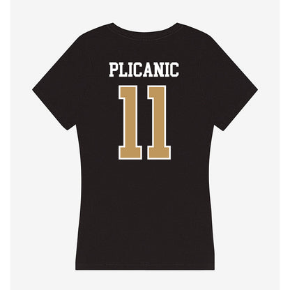 Oakland - NCAA Football : Lejs Plicanic - Women's V-Neck T-Shirt-1