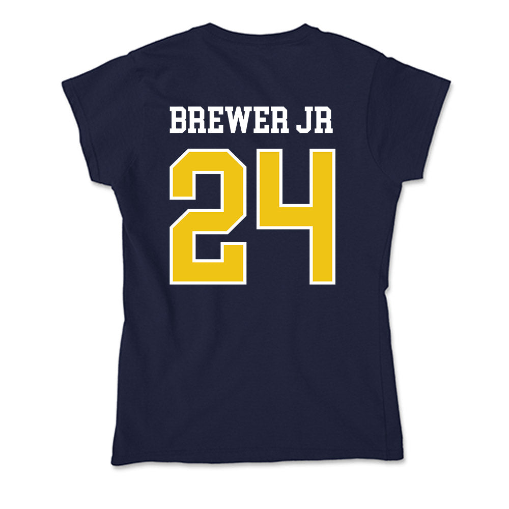 La Salle - NCAA Men's Basketball : Jerome Brewer Jr - Soft Style Women’s T-Shirt-1