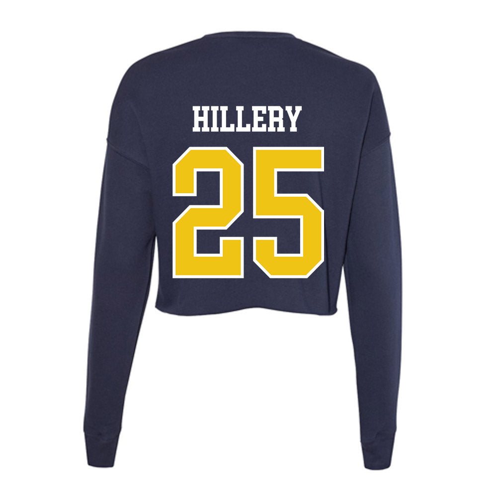 La Salle - NCAA Acrobatics & Tumbling : Emya Hillery - Women's Cropped Crew Fleece-1