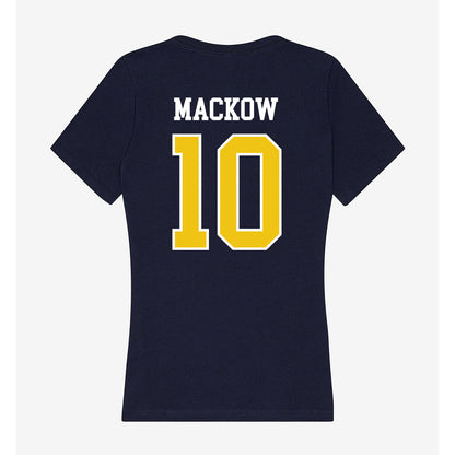 La Salle - NCAA Acrobatics & Tumbling : Sophia Mackow - Women's V-Neck T-Shirt-1