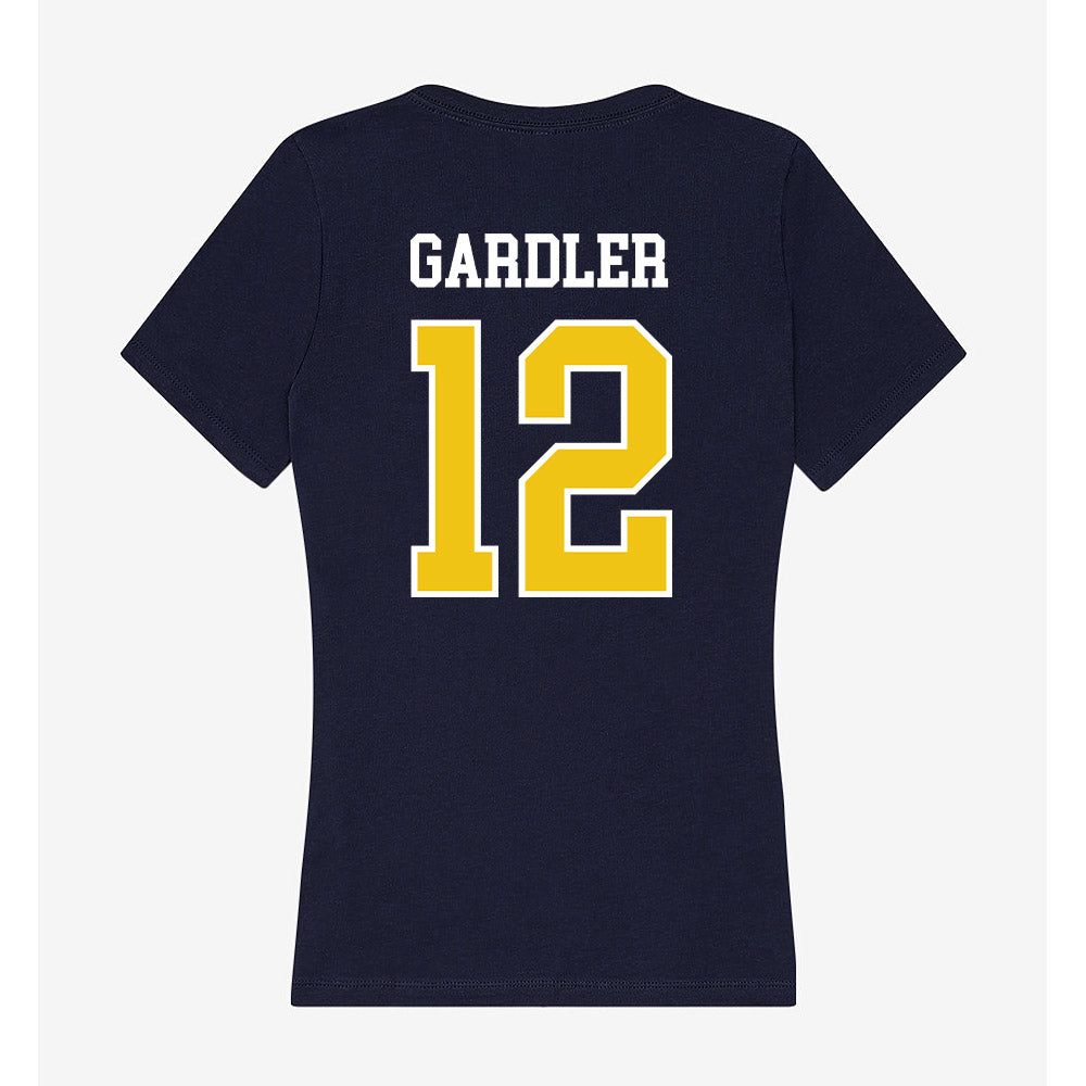 La Salle - NCAA Men's Basketball : Tommy Gardler - Women's V-Neck T-Shirt-1