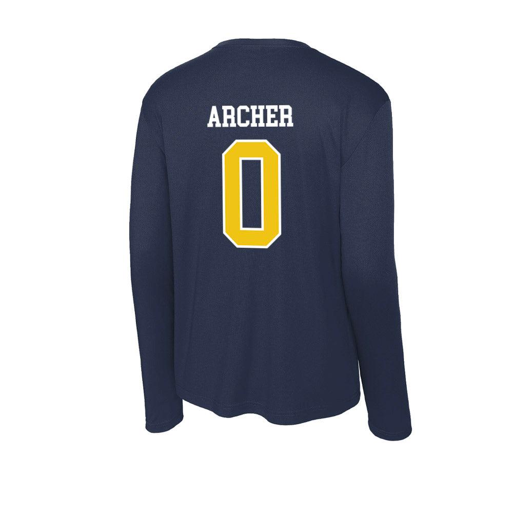 La Salle - NCAA Men's Basketball : Justin Archer - Activewear Long Sleeve T-Shirt-1