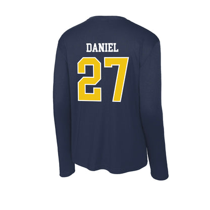 La Salle - NCAA Men's Basketball : Edwin Daniel - Activewear Long Sleeve T-Shirt-1